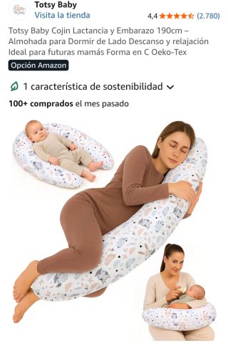 Cojín de lactancia con estampado de animales