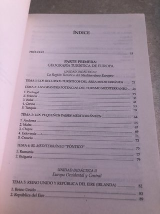 Geografia Turistica Europa Y Restodel Mundo