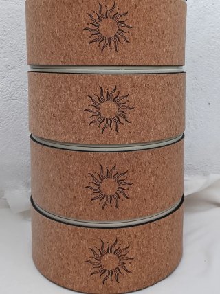 Rueda de Yoga con diseño de sol