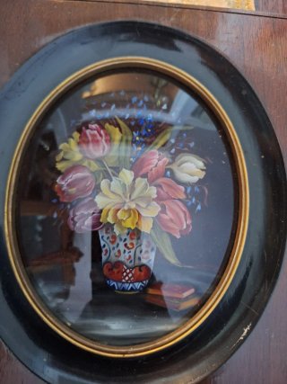 Cristales pintados a mano