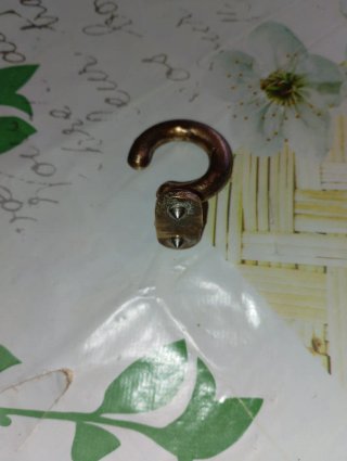 Gancio in ottone