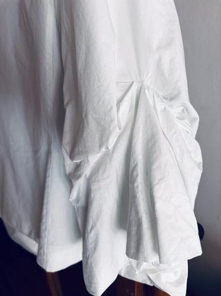 Camisa Tulipe Italiana Blanca Talla Única