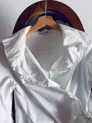 Camisa Tulipe Italiana Blanca Talla Única