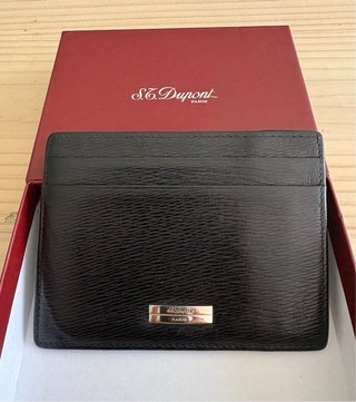 Tarjetero S.T. Dupont Paris Negro Auténtico