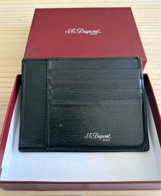 Tarjetero S.T. Dupont Paris Negro Auténtico