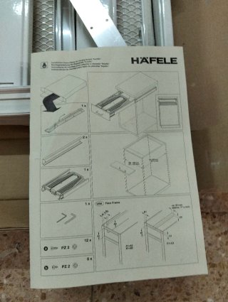 Tabla de planchar plegable Hafele