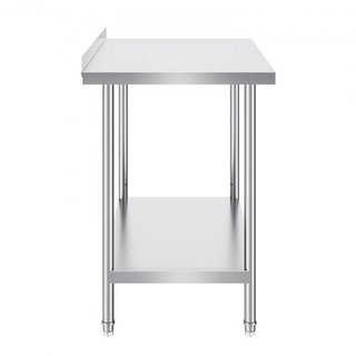 Mesa de Trabajo de Acero Inoxidable de 24 x 36 x 36 Pulgadas, Mesa de Preparación de Alimentos Comercial, Mesa de Trabajo Pesada, Mesa de Trabajo de Metal con Altura Ajustable para Restaurante, Ho...