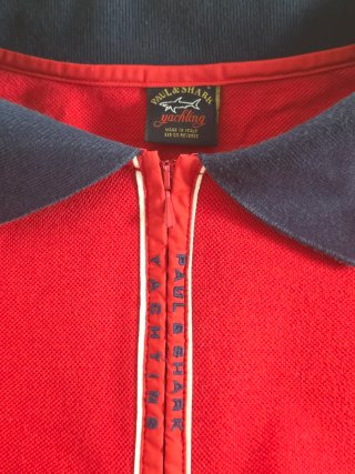 Polo Paul & Shark Yachting Vintage Rossa L