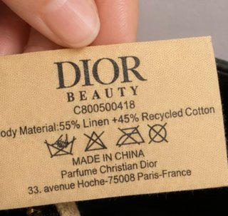 Neceser Dior Beige y Negro