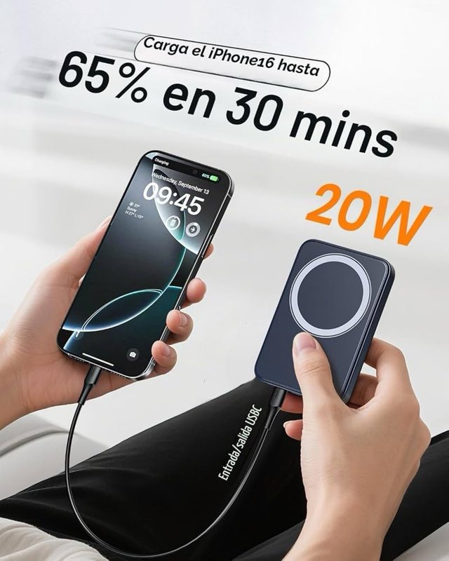 Batería Portátil Magnética iPhone Nueva