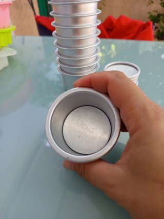 Moldes desmontables repostería 9 ud. 6 cm