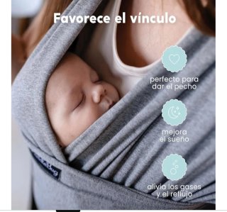 Fular portabebés CuddleBug 3-16 kg
