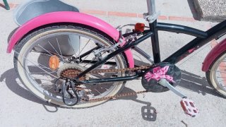 Bicicleta infantil rosa