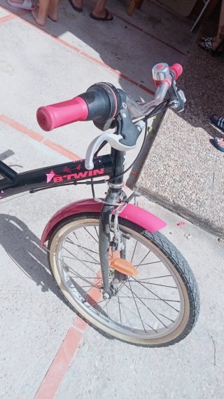 Bicicleta infantil rosa