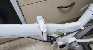 Bicicleta Plegable Blanca