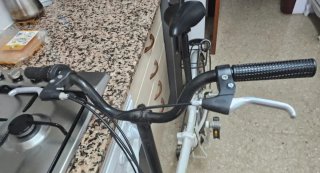 Bicicleta Plegable Blanca