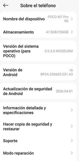 POCO M7 Pro 5G 12GB/256GB(Libre)