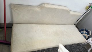 Conjunto de jardín beige y negro