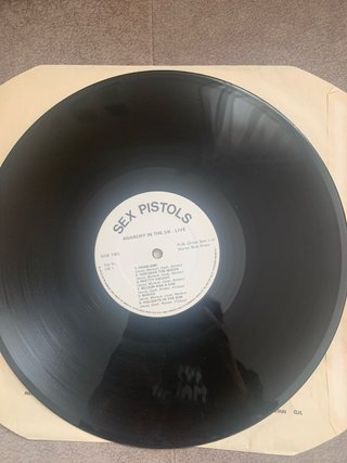 Vinilo Sex Pistols Anarchy in the UK Live