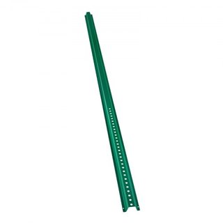 Poste de señal U-Channel de 8 pies, paquete de 4 postes fijos de acero verde de alta resistencia, señal de acero U-Channel para jardín, patio, granja o intersección de tráfico