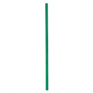 Poste de señal U-Channel de 8 pies, paquete de 4 postes fijos de acero verde de alta resistencia, señal de acero U-Channel para jardín, patio, granja o intersección de tráfico