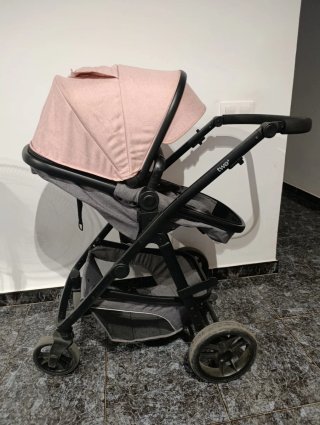 Carrito Bebé Trio Convertible Two Rosa