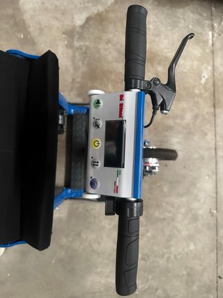 Scooter Eléctrico Azul Plegable