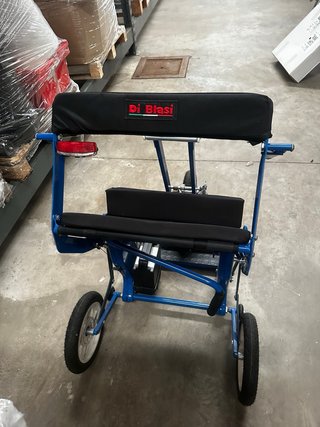 Scooter Eléctrico Azul Plegable