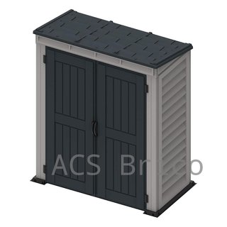 Caseta PVC Yardmate Pent Plus 91x170x202 cm - Duramax