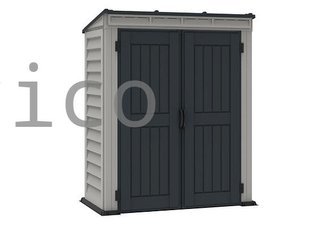 Caseta PVC Yardmate Pent Plus 91x170x202 cm - Duramax