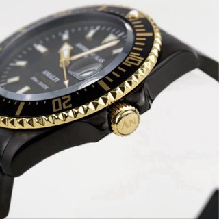 Reloj Antoine Nicolas Automático Negro/Oro