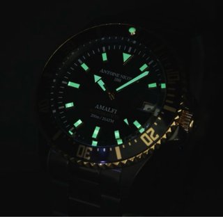 Reloj Antoine Nicolas Automático Negro/Oro