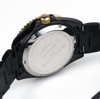 Reloj Antoine Nicolas Automático Negro/Oro