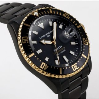 Reloj Antoine Nicolas Automático Negro/Oro