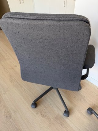1/2 Sedie Ikea Mullfjallet grigie con braccioli