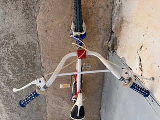 Bicicleta BMX Orbea Roja, Blanca y Azul
