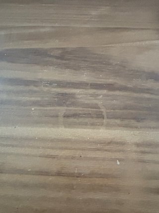 Mesa consola rústica madera y cristal