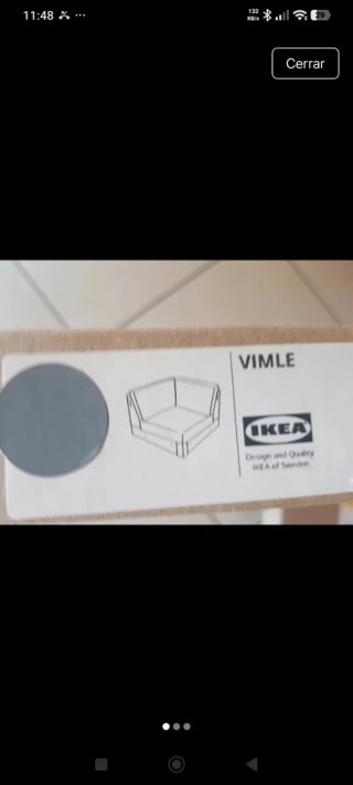 Funda sofá IKEA VIMLE tela