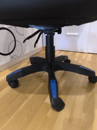 Silla Gaming Ergonómica BIGZZIA Negra y Azul