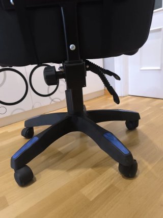 Silla Gaming Ergonómica BIGZZIA Negra y Azul