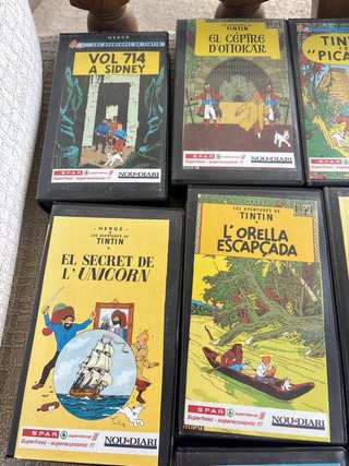 Colección VHS Tintín