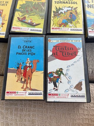 Colección VHS Tintín