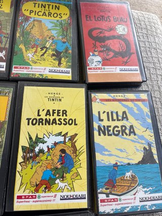 Colección VHS Tintín