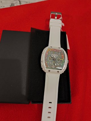 Orologio TIMEARTX Uomo Multicolor Bianco