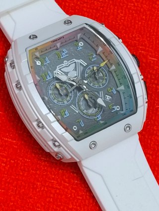 Orologio TIMEARTX Uomo Multicolor Bianco