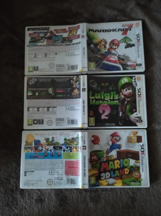 Confezione 3 Giochi Nintendo 3DS Pal Spagna 🇪🇸