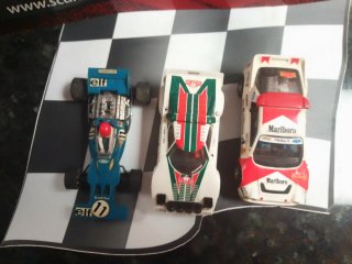 Lote 3 coches Scalextric Exin
