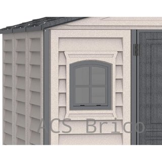 Caseta PVC Woodbridge Plus II 247x324x233 cm - Duramax