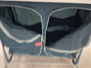 Mesa Camping Cocina con Armarios