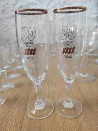 Pack 2 Copas Champán Fira Reus 50 Anys